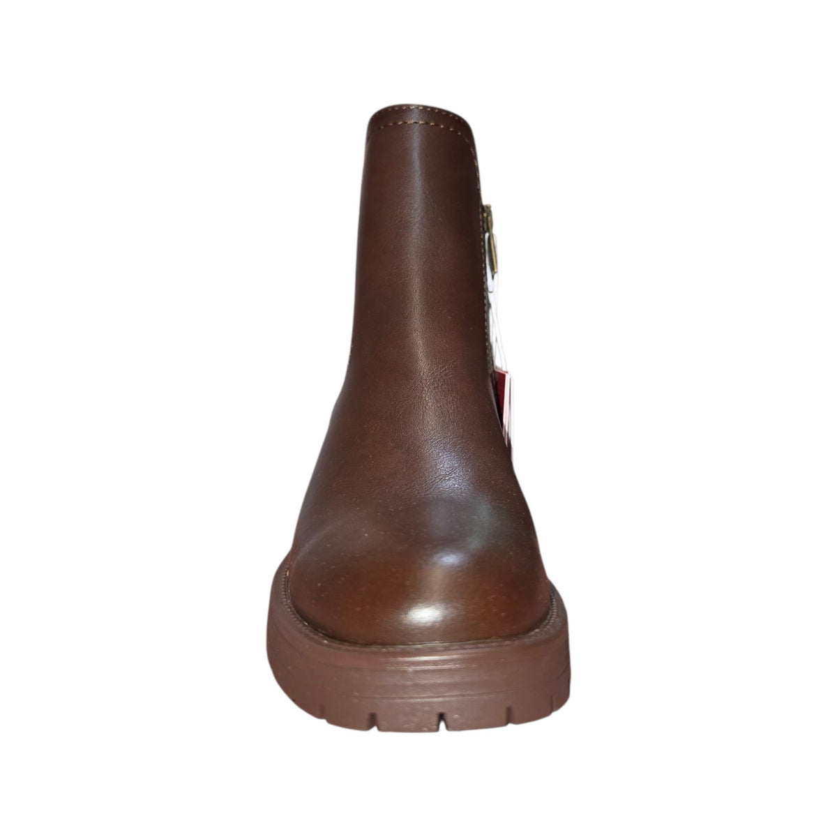 XTI tronchetto Chelsea marrone con tacco