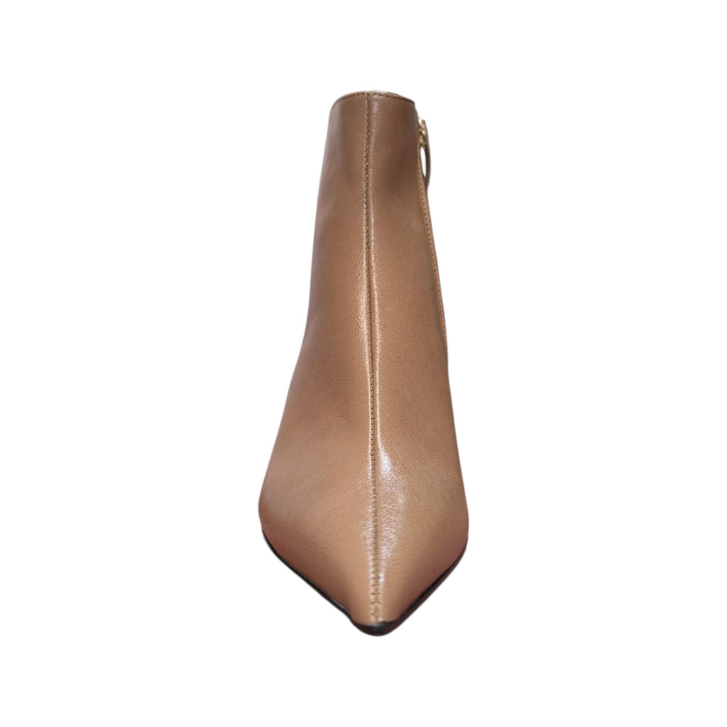 ARRES tronchetto beige a punta con tacco sottile
