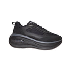 Keys sneaker nera con suola alta sagomata
