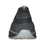 Keys sneaker nera con suola alta sagomata
