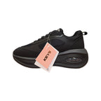 Keys sneaker nera con suola alta sagomata