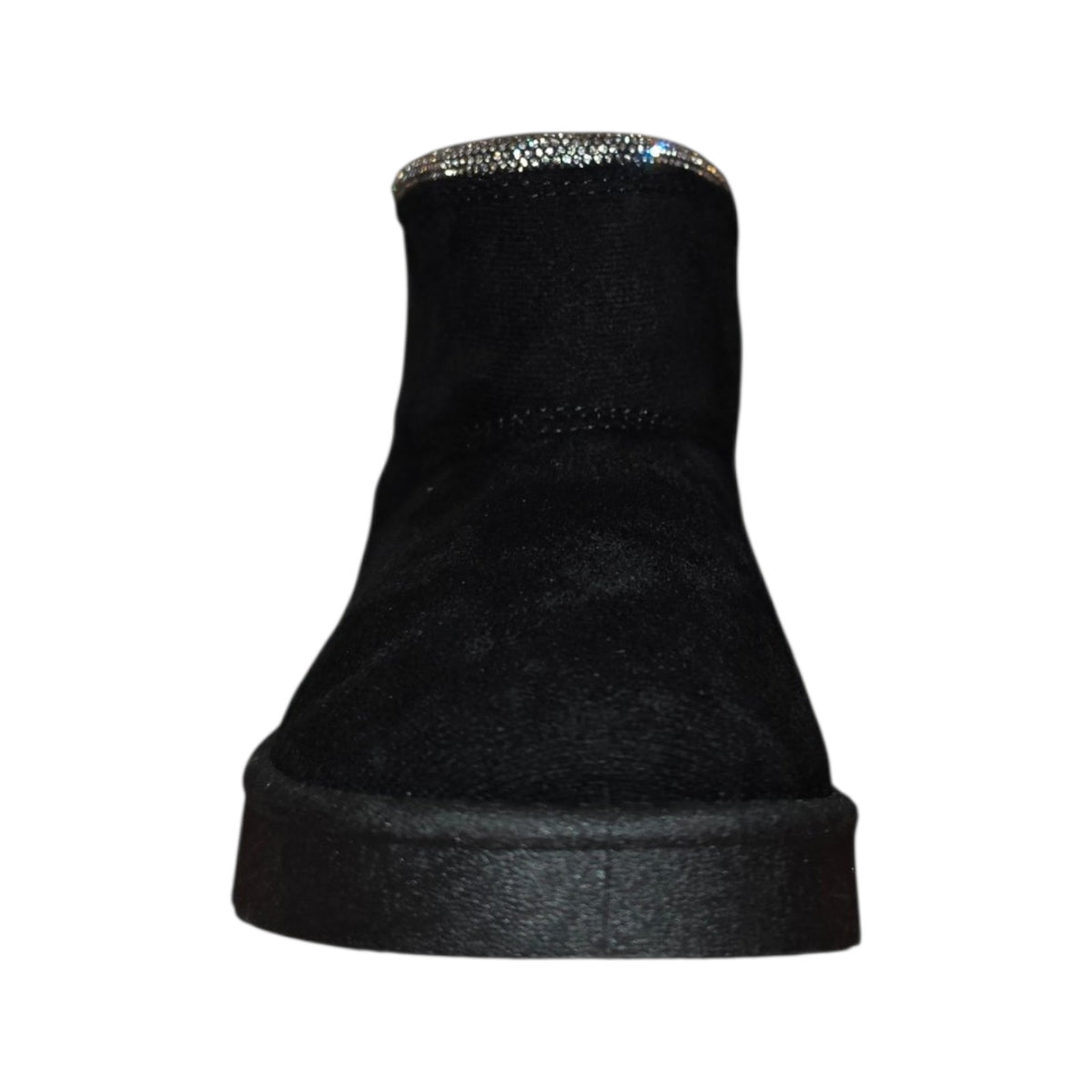 Stivaletto Balducci Bambina Nero con Strass e Cuore Dorato
