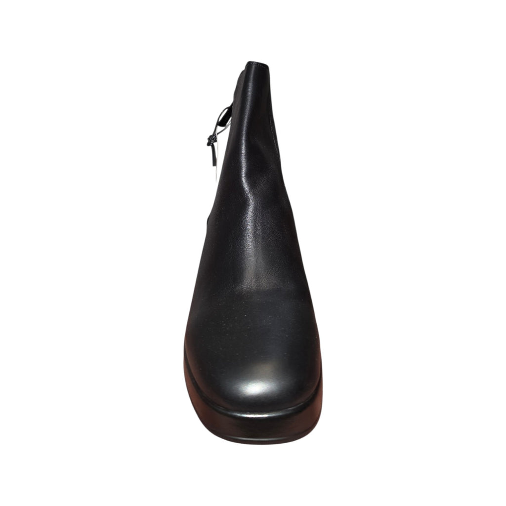 Stivaletto Donna IGI&CO Nero in Pelle con Tacco e Plateau