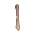 Stivale Donna Alto Beige con Tacco a Spillo e Punta