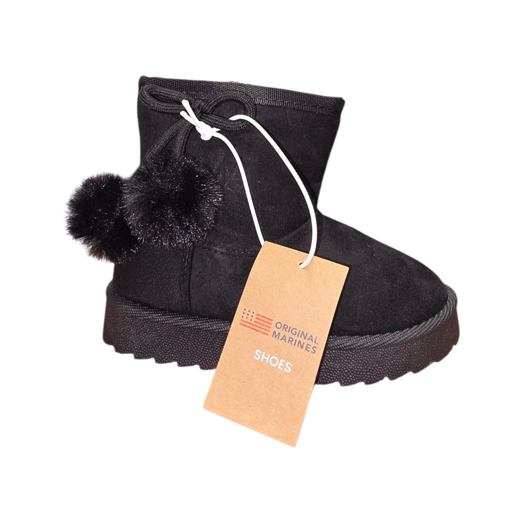 Stivaletti Bambina Original Marines con Pompon e Fiocco