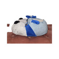 Moppine eluche Cane Blu e Bianco