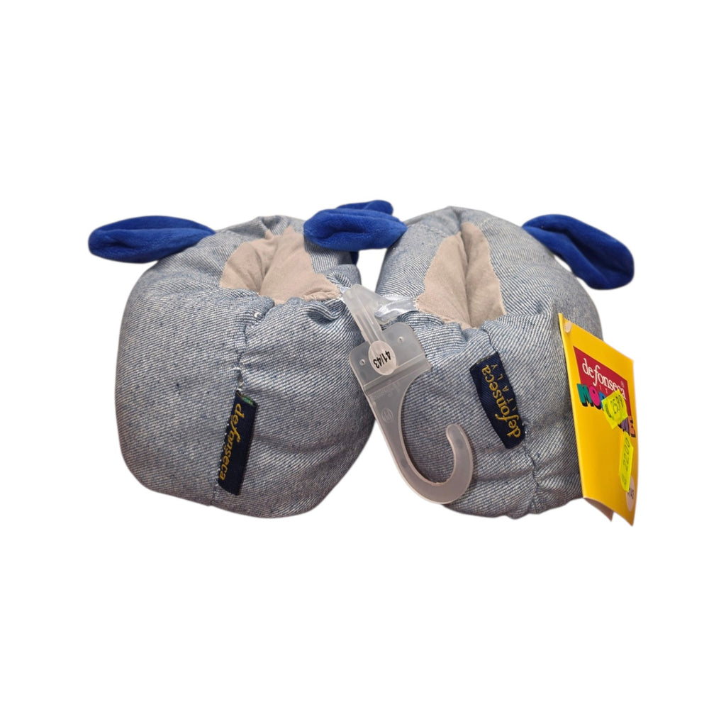 Moppine eluche Cane Blu e Bianco