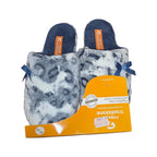 Ciabatte Donna Fantasia Animalier con Fiocco Blu