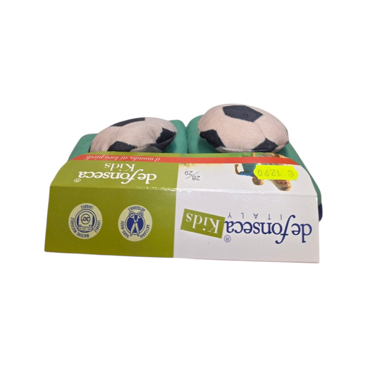 De Fonseca Kids Pantofole Calcio Verdi Morbide