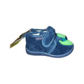 Pantofole Bambino Dinosauro Blu con Velcro