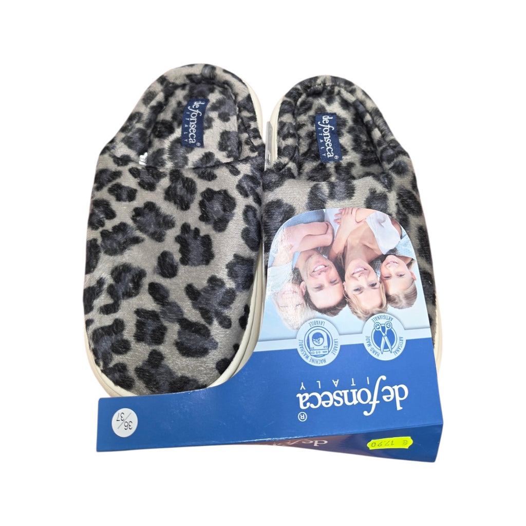 Pantofole Donna De Fonseca Leopardate Morbide e Comode