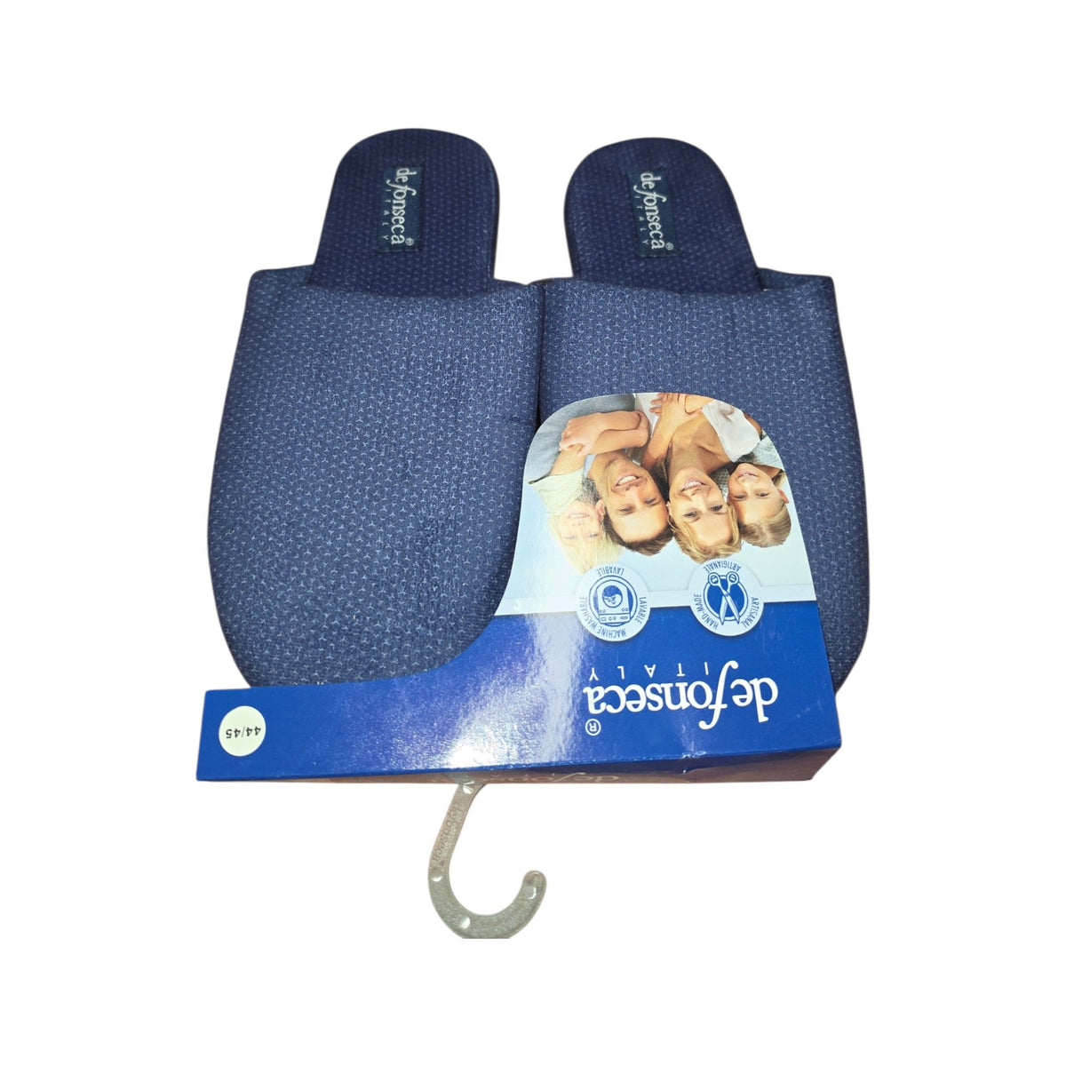 Pantofole Uomo De Fonseca Blu Scuro Comfort Casa