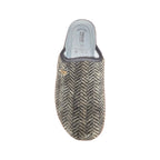Pantofole da Uomo Tiglio Comfort con Fantasia Chevron