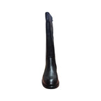 Stivale Alto Donna Keys Nero Elegante con Tacco Basso e Gambale Liscio