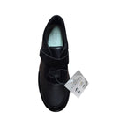 Scarpa Donna Tiglio Nera Comfort con Strappo, Lacci e Suola Alta
