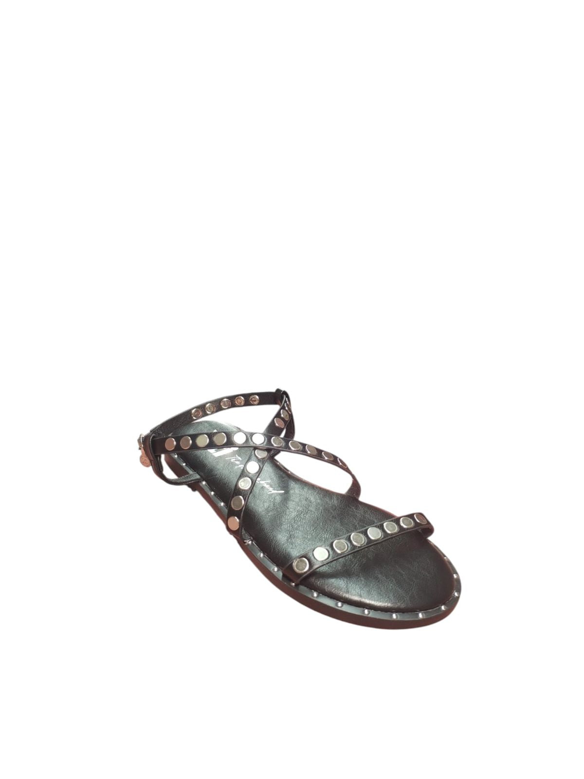 Sandali Xti Bassi Neri con Borchie Argento
