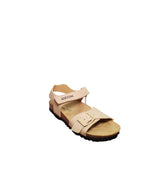 Sandalo Donna Geox Beige Chiusura a Strappo e Fibbia