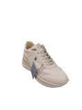 Sneakers Donna Beige Eleganti con Dettagli Metallici