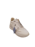 Sneakers Donna Beige Eleganti con Dettagli Metallici