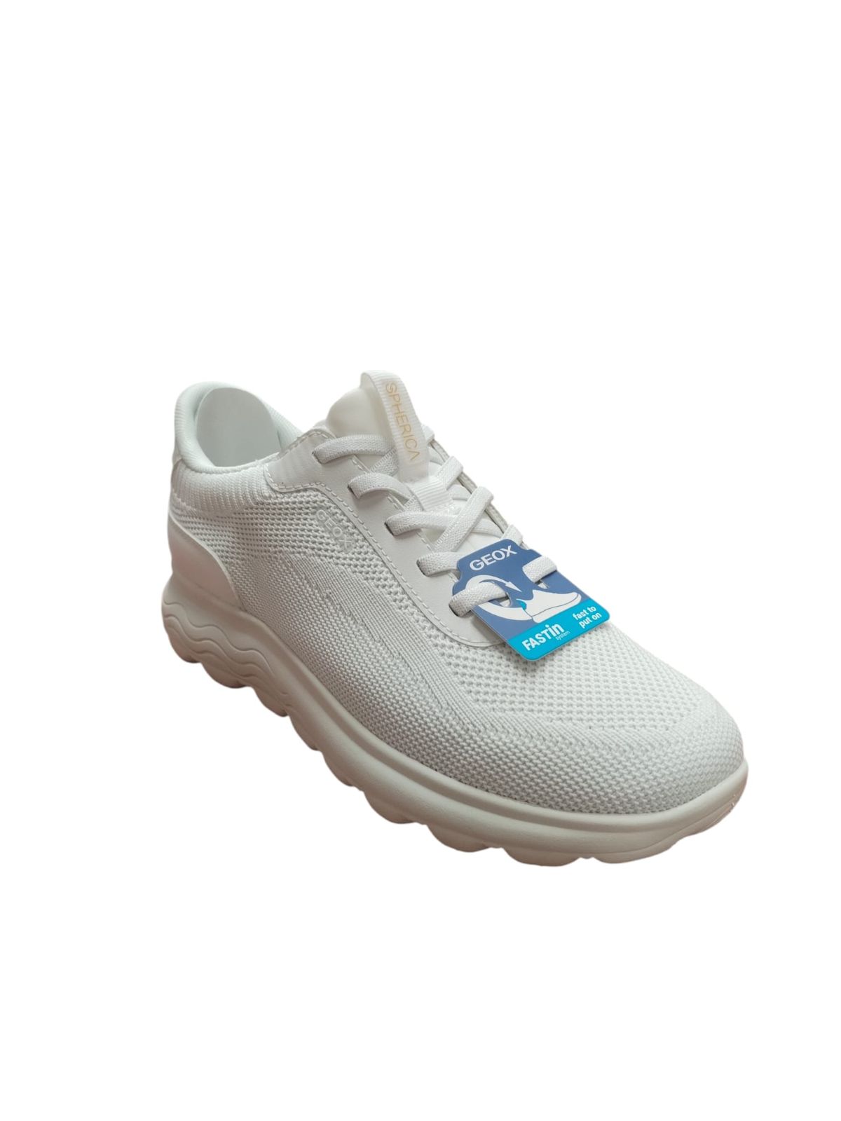 Geox Spherica Sneakers Bianche Traspiranti Uomo/Donna