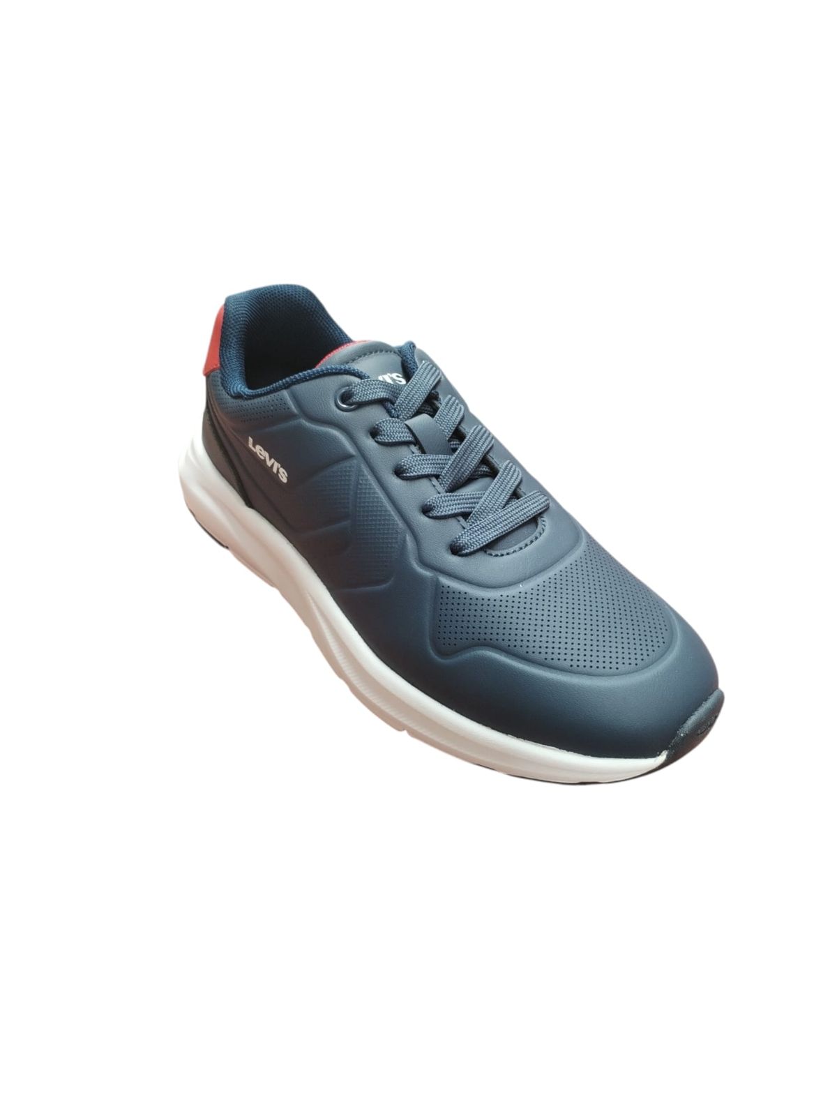 Sneakers Levi's Uomo Blu Navy con Suola Bianca