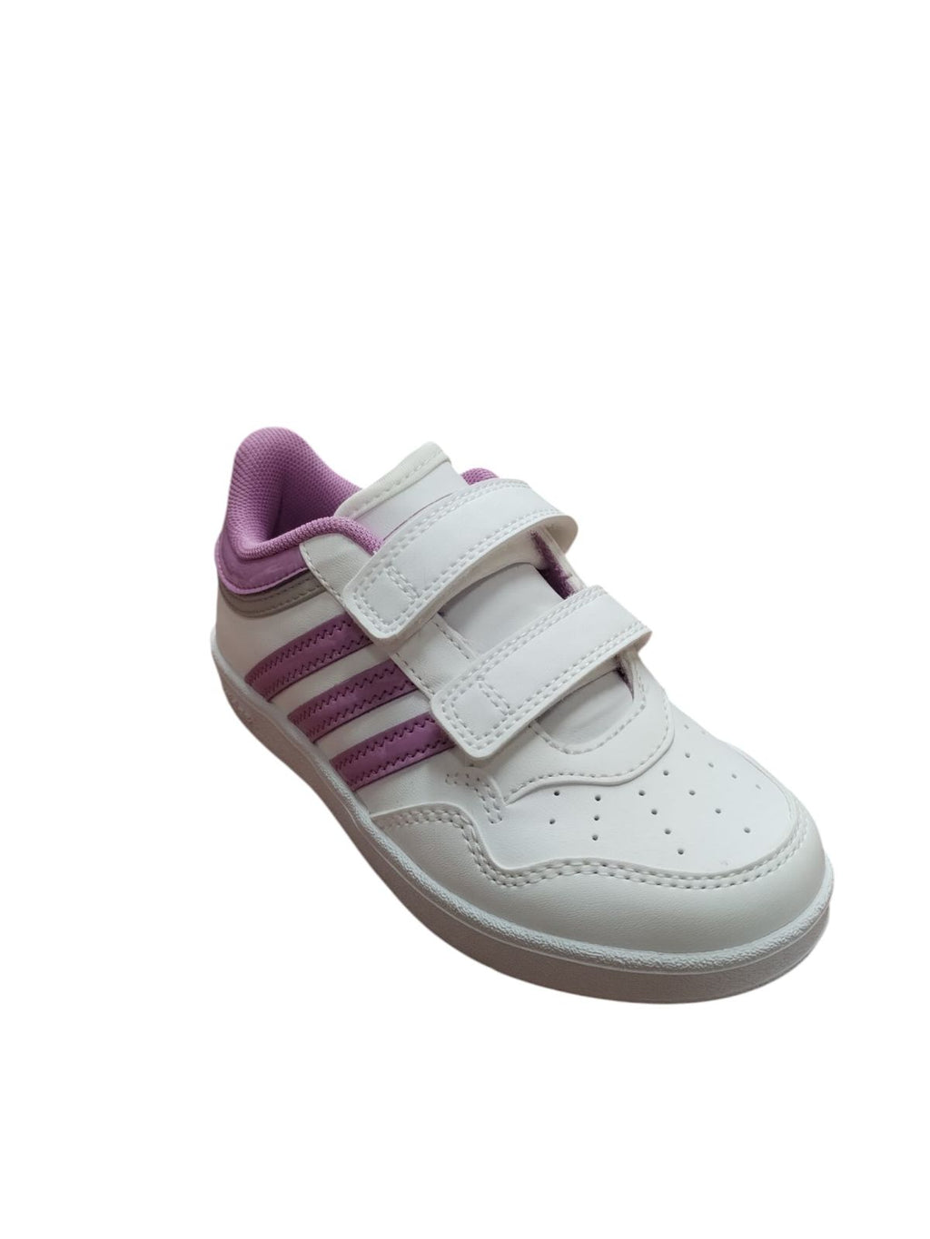Scarpe Adidas Bambina Velcro Bianche Viola Sportive Casual