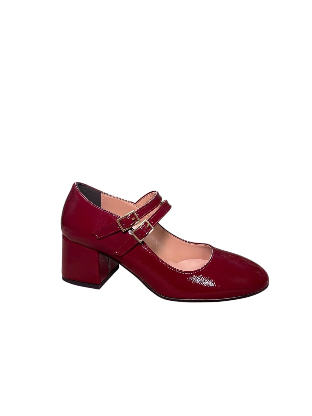 Scarpe ARRES Rosse Lucide con Doppio Cinturino