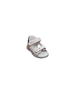 Sandali Balducci Bambino Bianchi con Strappi Velcro