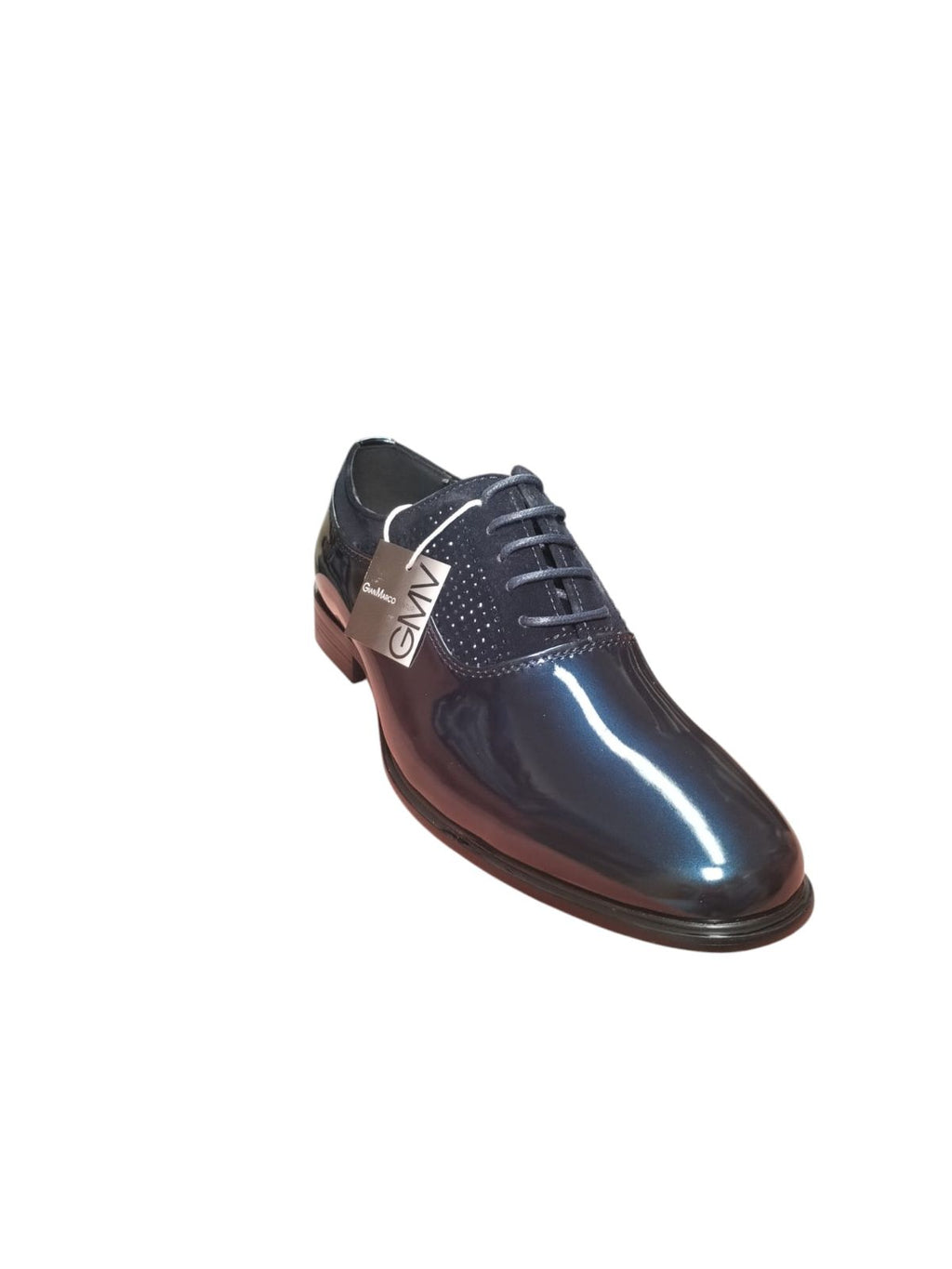 Scarpe Eleganti Uomo Blu Lucide GianMarco GMV Formali