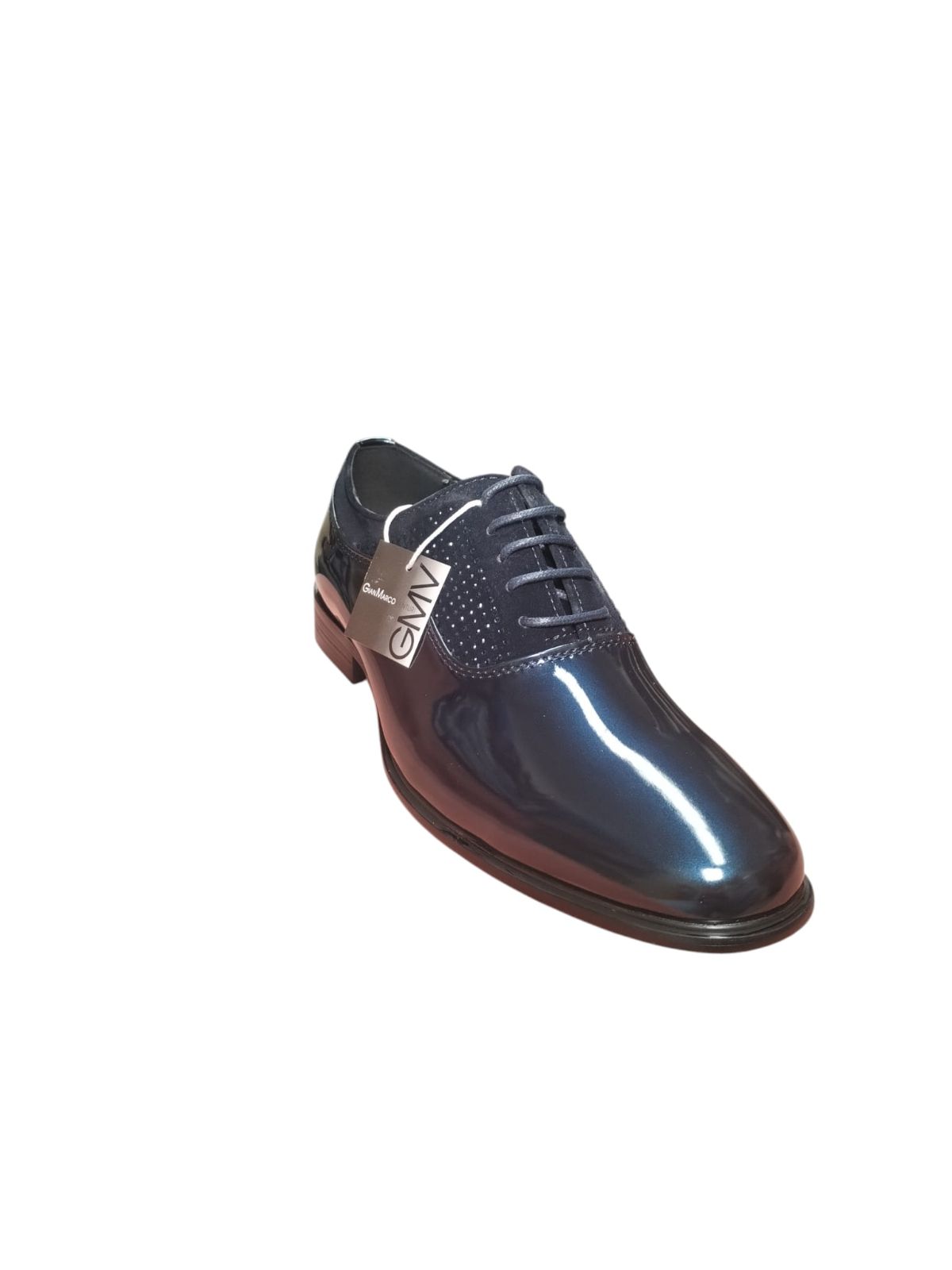 Scarpe Eleganti Uomo Blu Lucide GianMarco GMV Formali