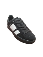 Scarpe Sneakers RIFLE Nere con Strisce Bianche Uomo Donna
