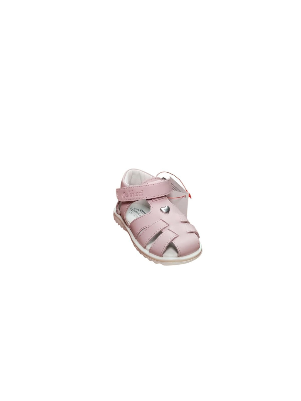 Sandali Balducci Bambina Rosa Chiusi con Cuore