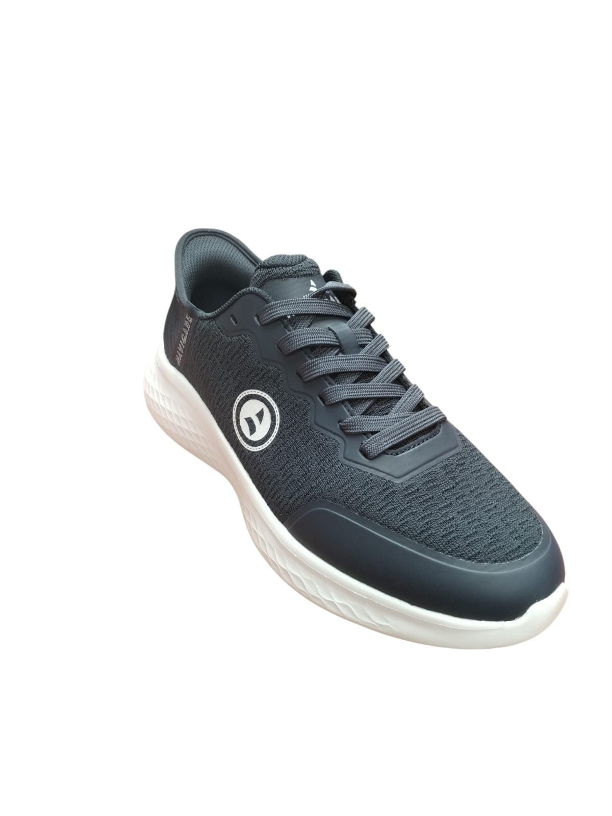 Scarpe da Ginnastica Uomo Navigare Grigie con Suola Bianca e slip-ins