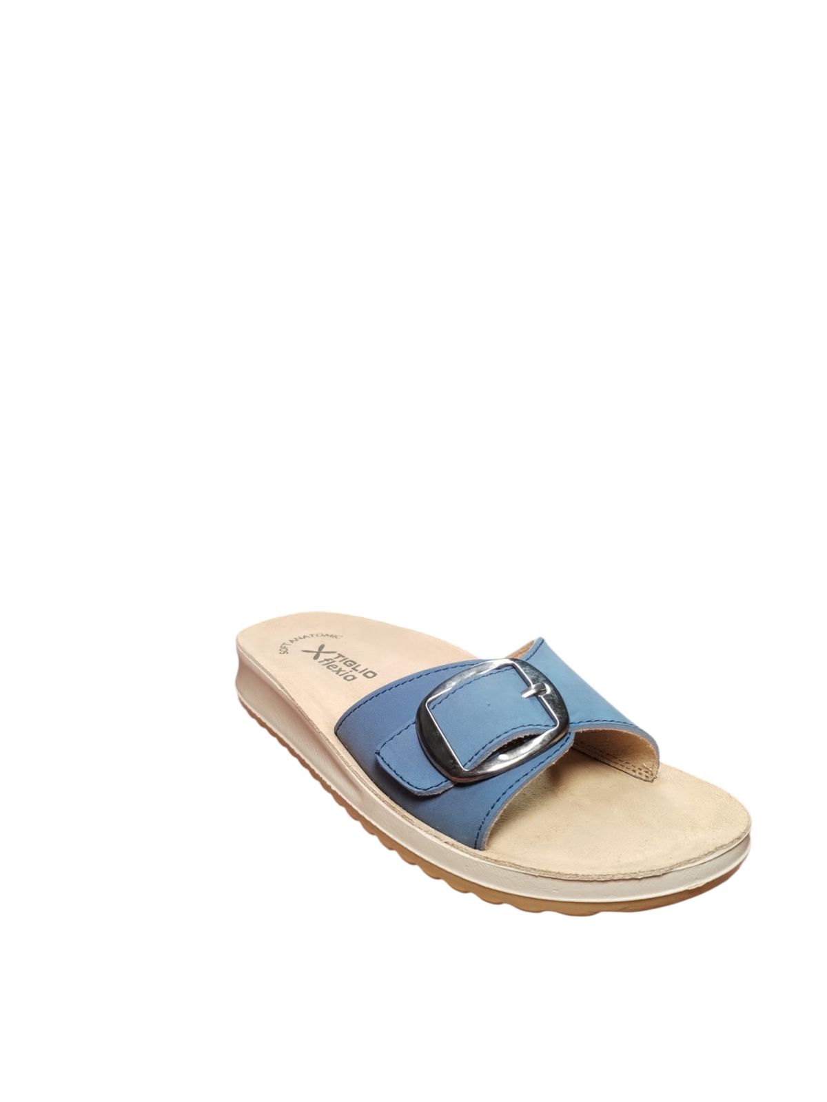 Sandalo Tiglio Donna Blu con Fibbia Regolabile