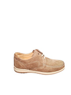 Scarpe Casual Uomo in Pelle Scamosciata Marrone Chiaro