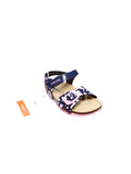 Geox Sandali Bambina Floreali Blu Navy con Fibbia