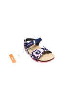 Geox Sandali Bambina Floreali Blu Navy con Fibbia