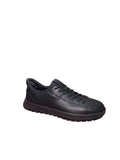 Geox Scarpe Sneakers Uomo Nere Casual in Pelle Sintetica
