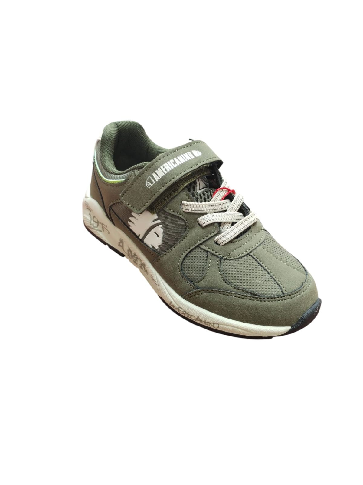 Sneakers Bambino American King Verde Militare