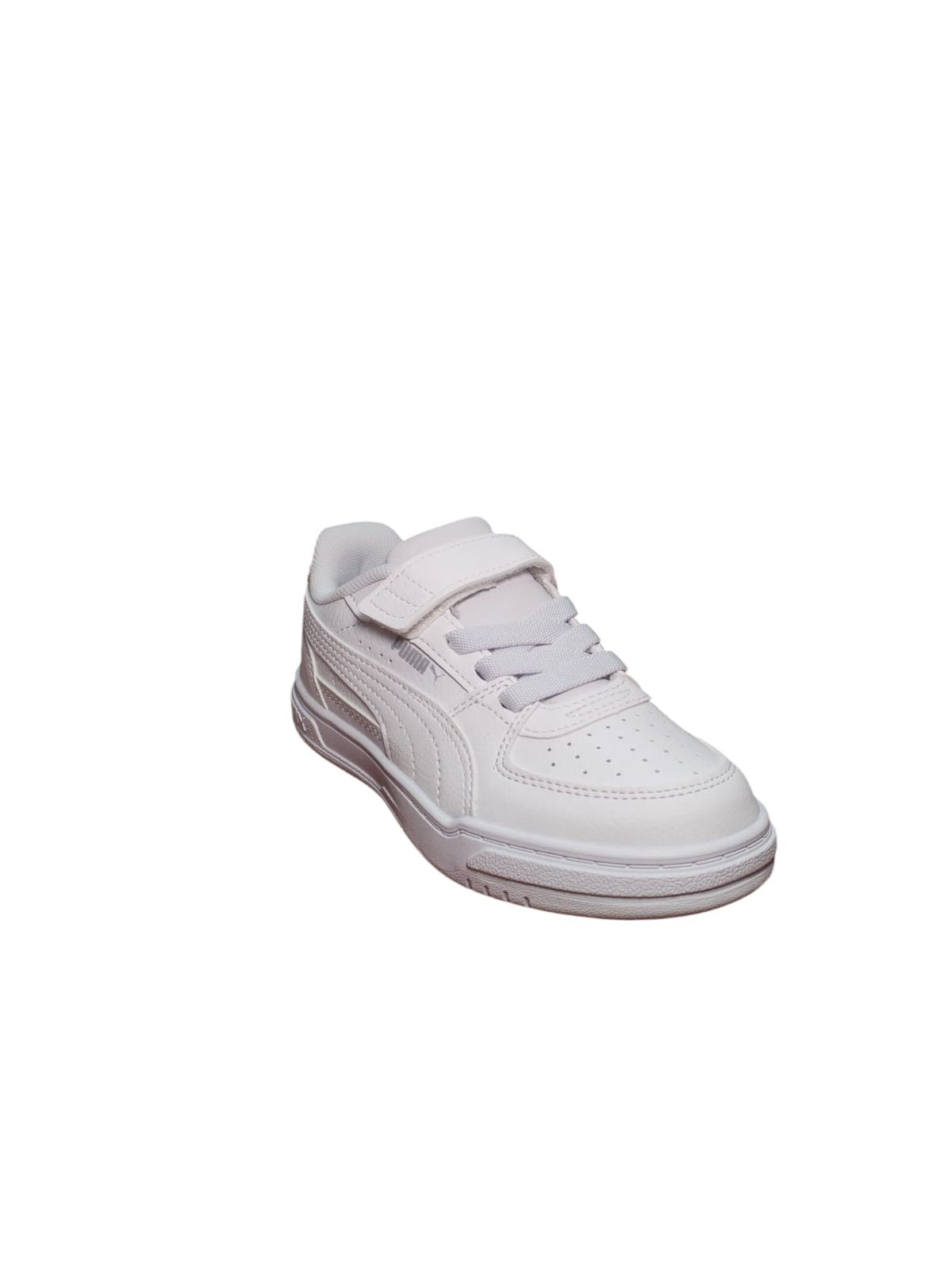 Sneakers Bambino Puma Bianche con Chiusura a Strappo e Lacci