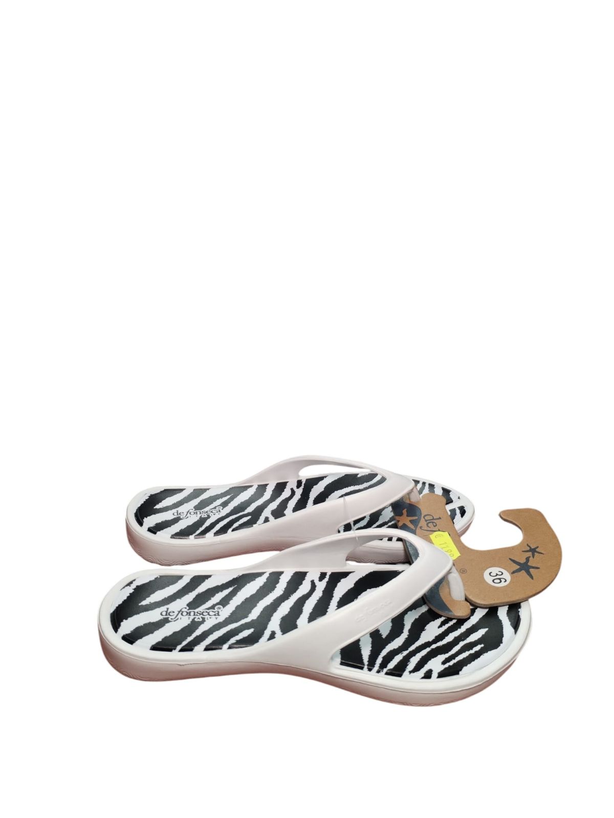 Infradito Donna de fonseca Zebra Print Rosa Taglia 36