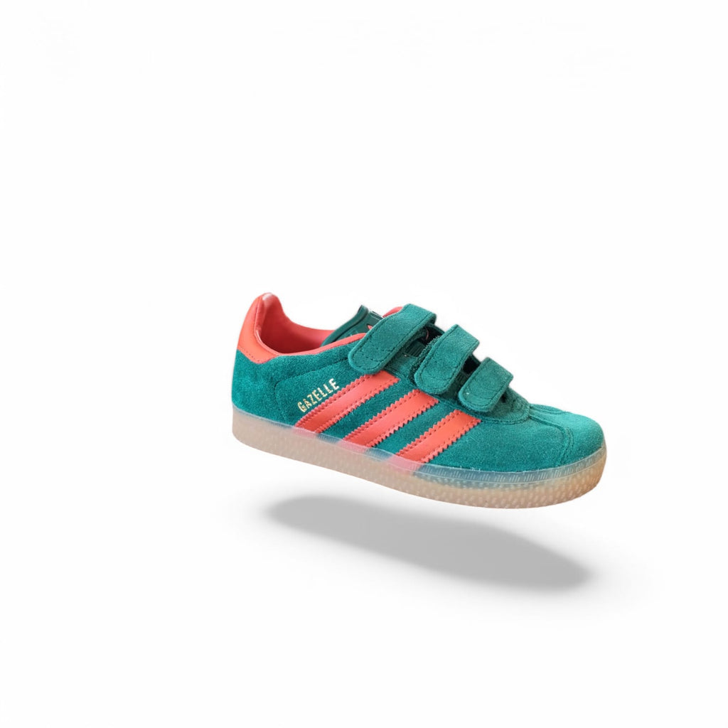 Adidas Gazelle Verde Bambino in Camoscio – Sneakers con Strappi
