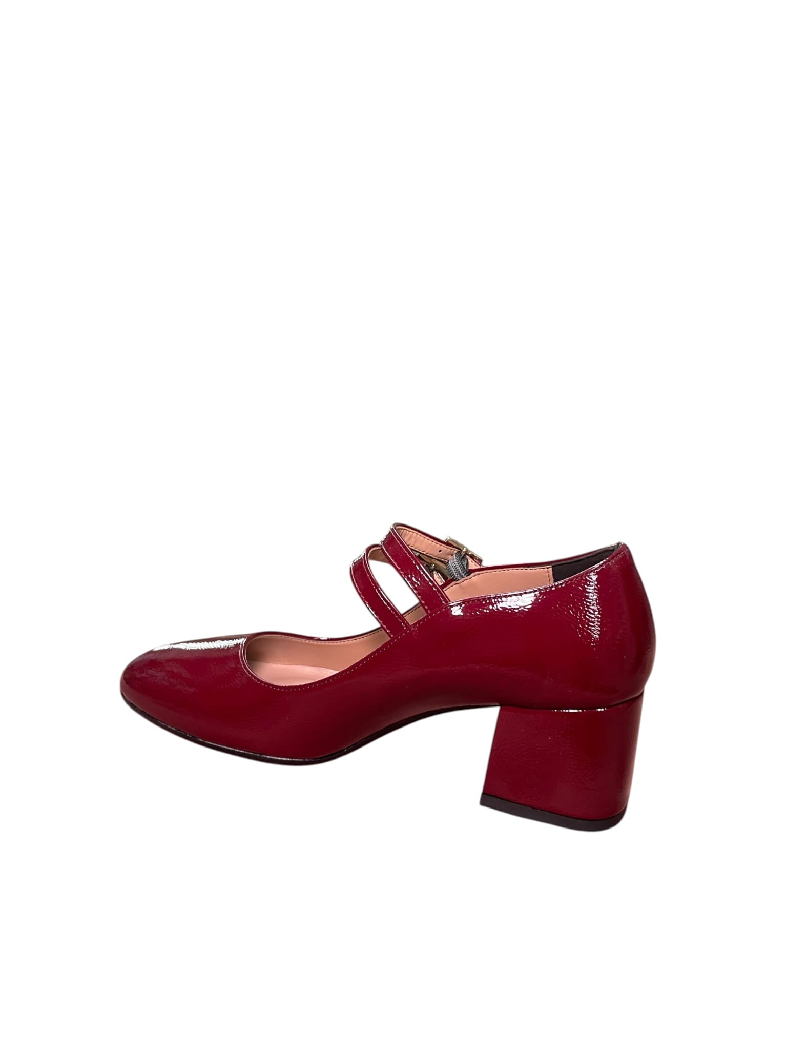 Scarpe ARRES Rosse Lucide con Doppio Cinturino