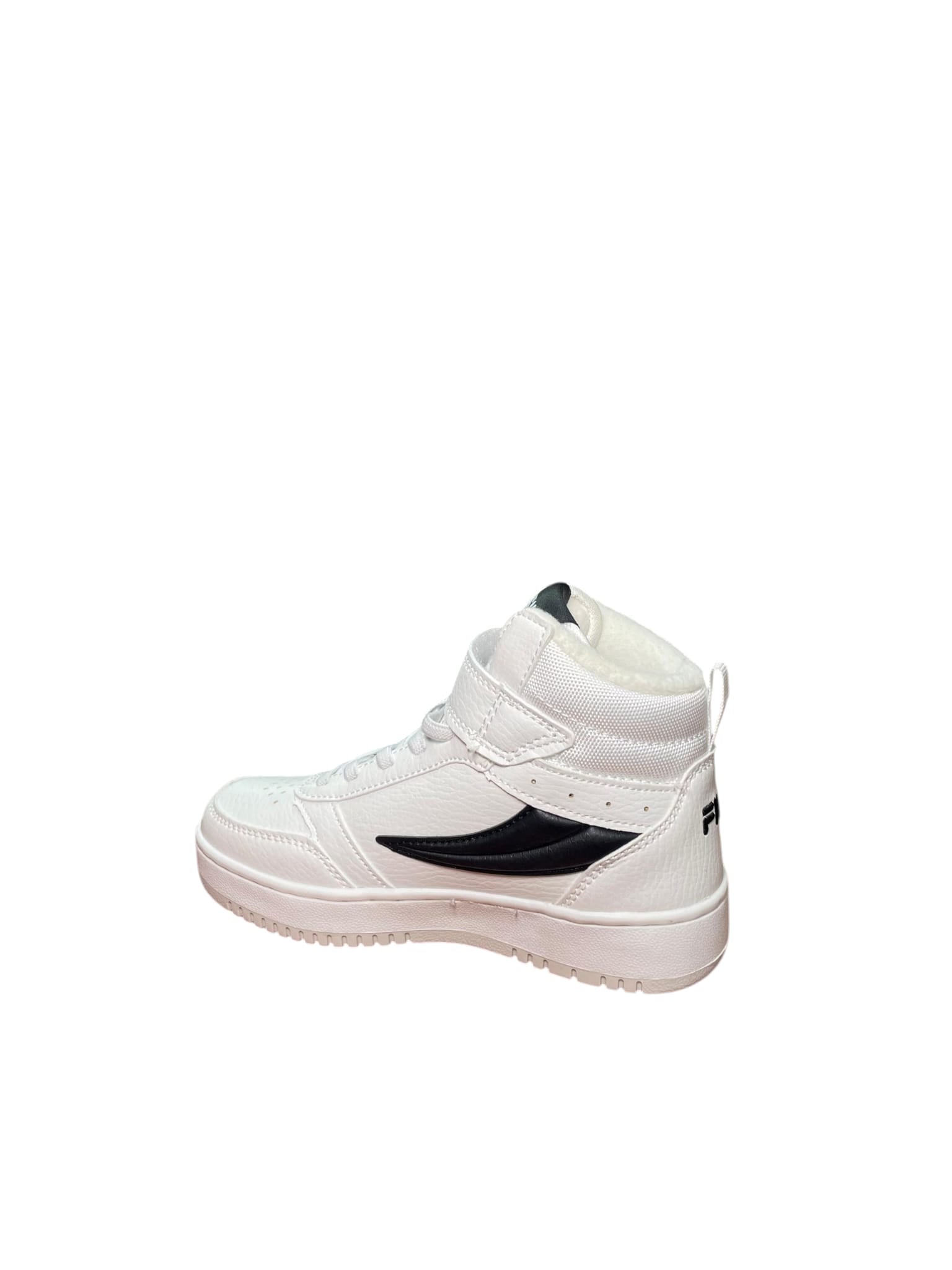 Fila Scarpe Alte Bambino/Ragazzo Bianche con Velcro