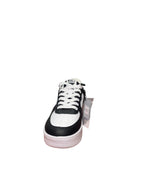 Sneakers Enrico Coveri Bicolore Bianche e Nere con Suola Alta