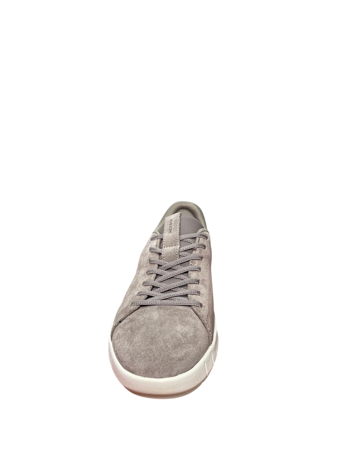 Sneakers Uomo Geox in Pelle Scamosciata Grigia Casual