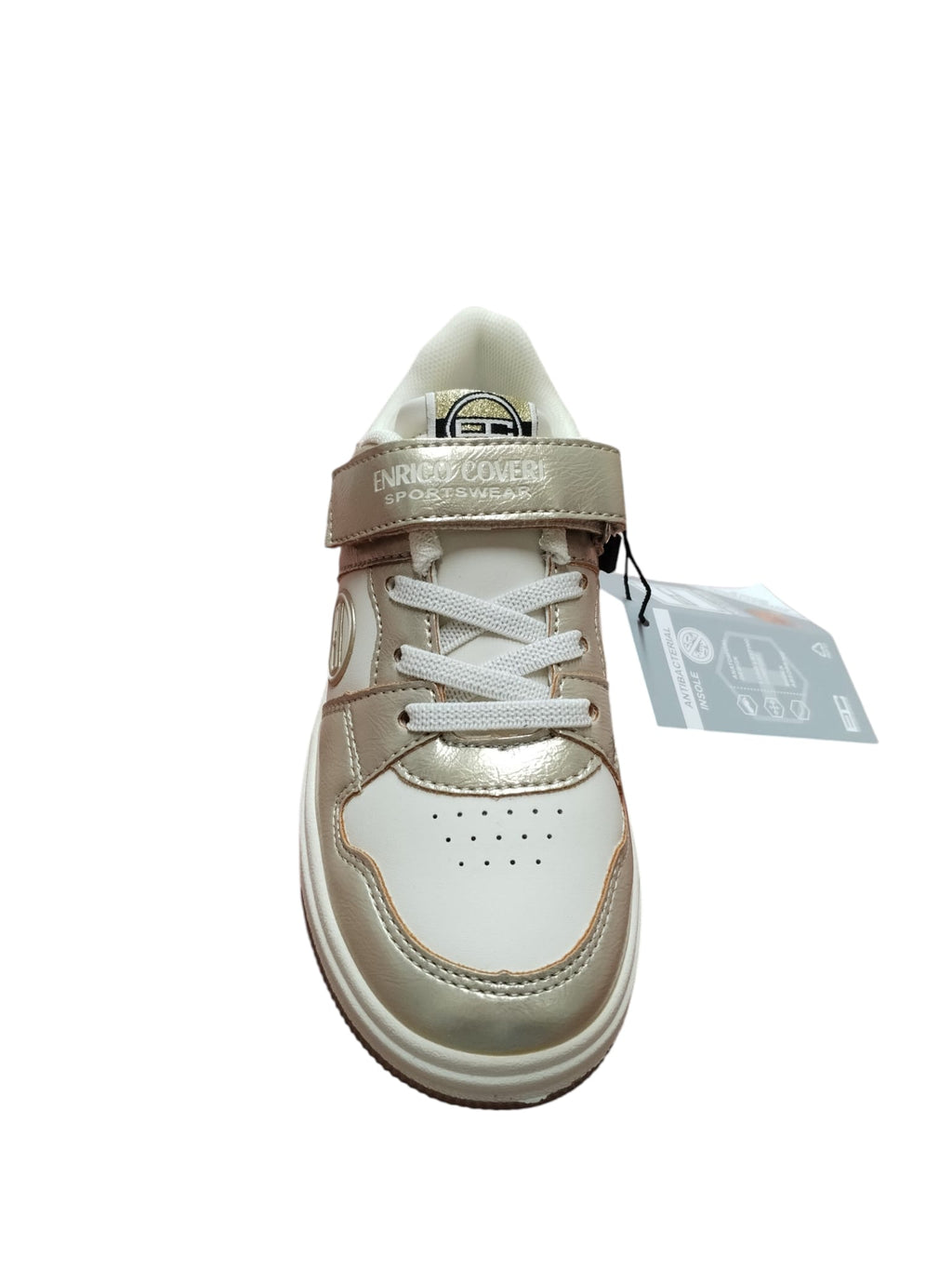 Sneakers Bambina Enrico Coveri Sportswear Bianco Oro