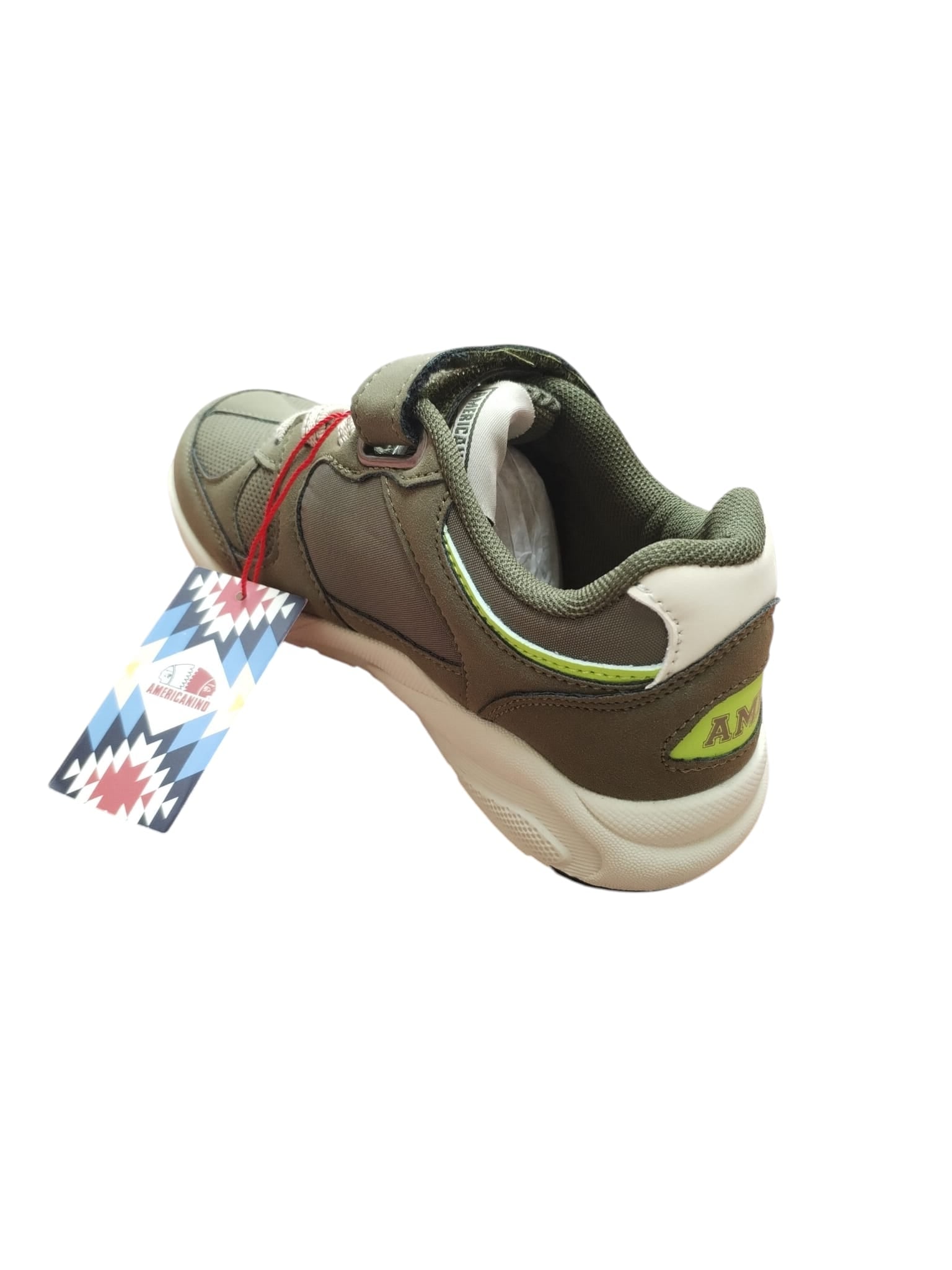 Sneakers Bambino American King Verde Militare