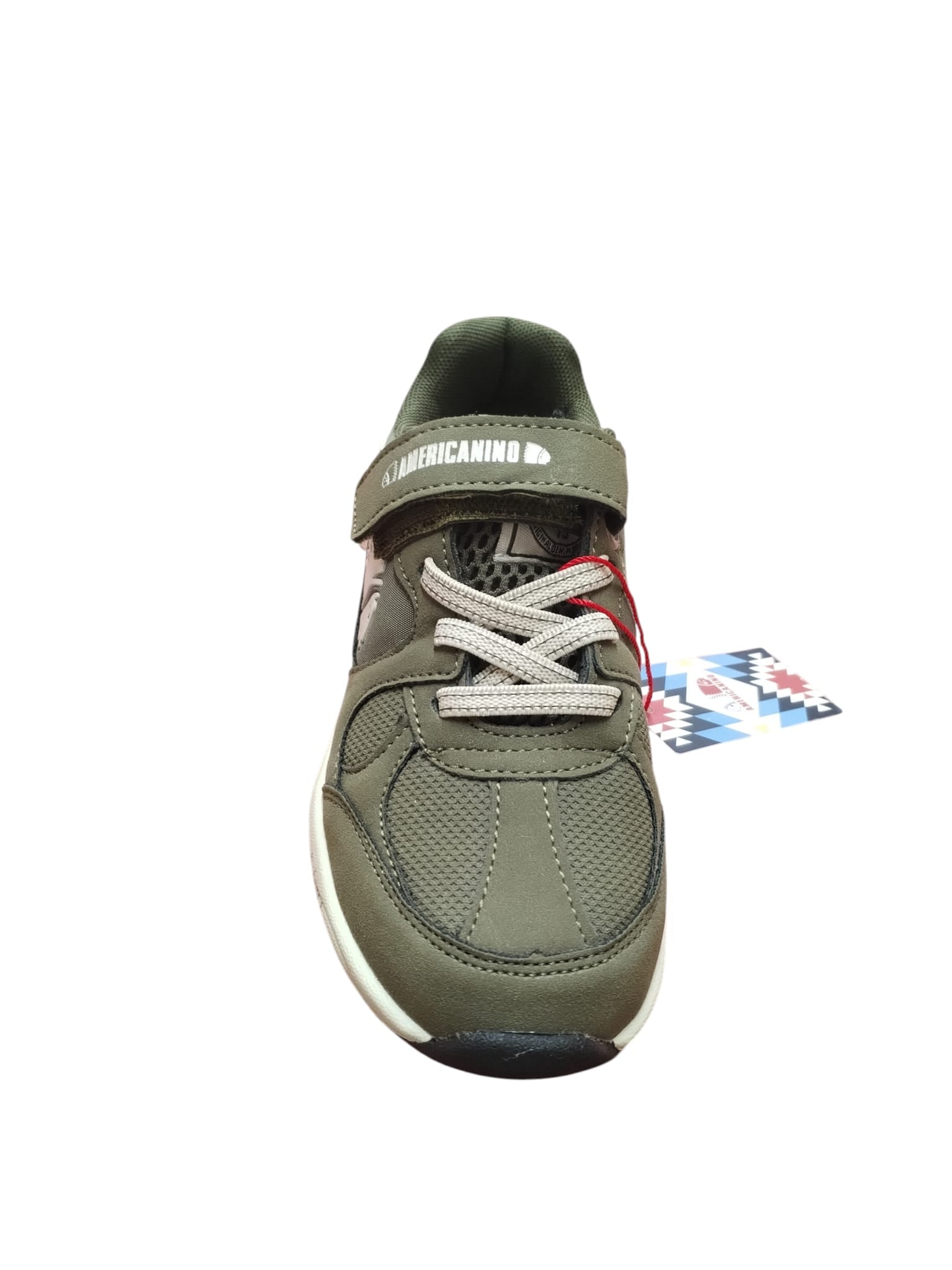 Sneakers Bambino American King Verde Militare