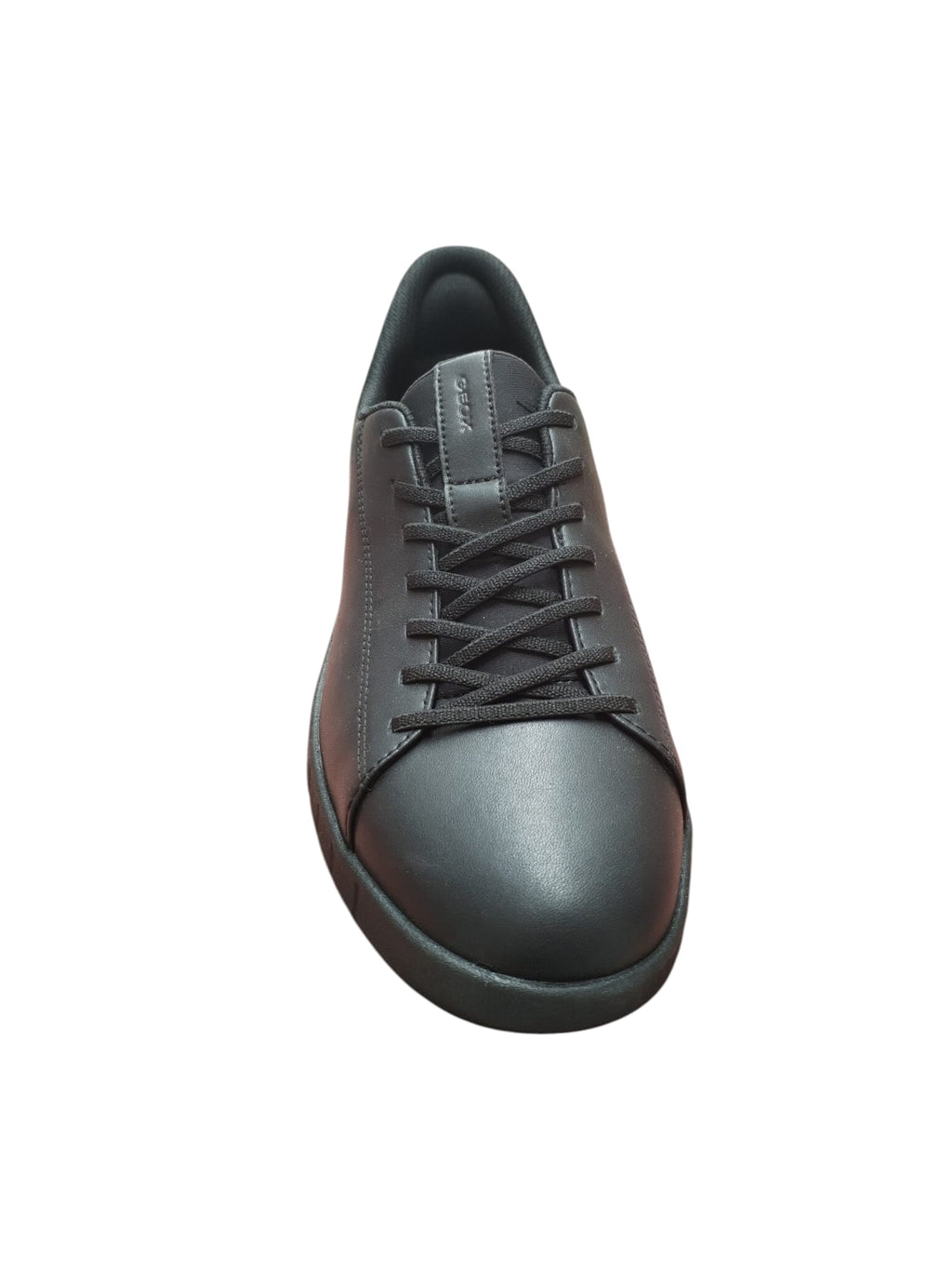 Geox Sneakers Uomo Nere in Pelle Traspirante con fast-in